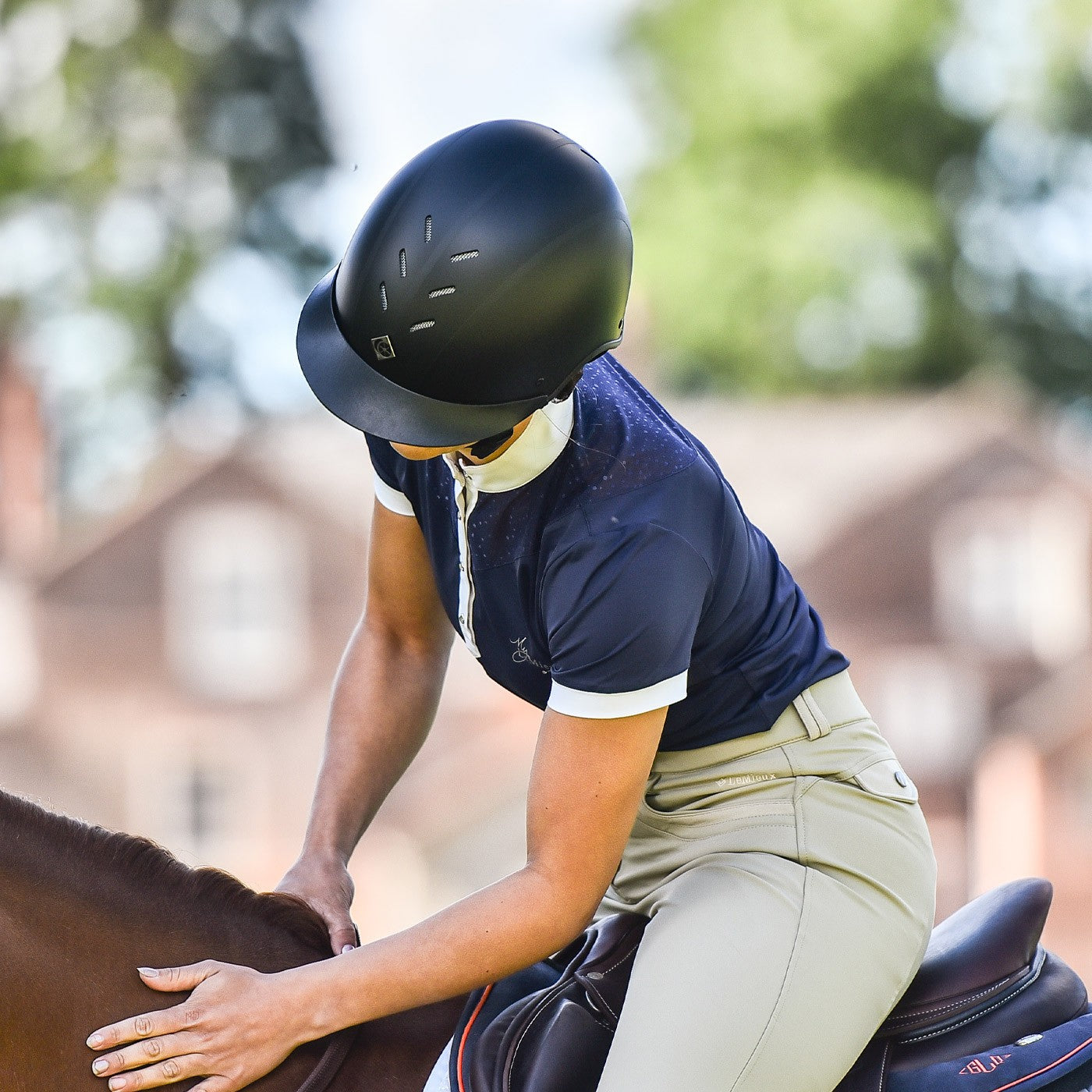 English riding hot sale helmet