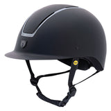 Tipperary Windsor Traditional Brim MIPS Helmet - Matte Black Chrome Trim