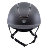 Tipperary Windsor Traditional Brim Helmet - Matte Black Chrome Trim