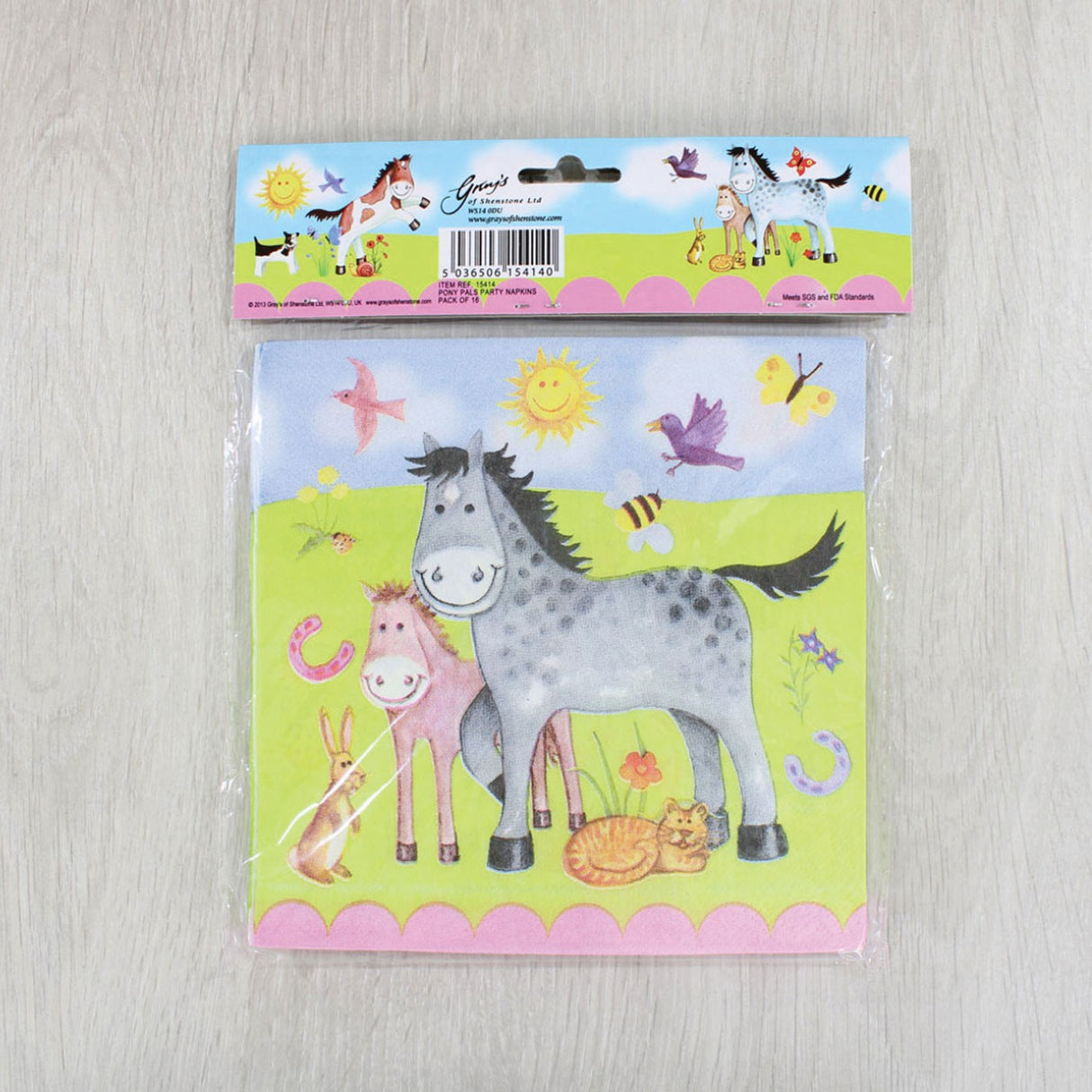 Pony Pals Party Napkins - Pack Of 16