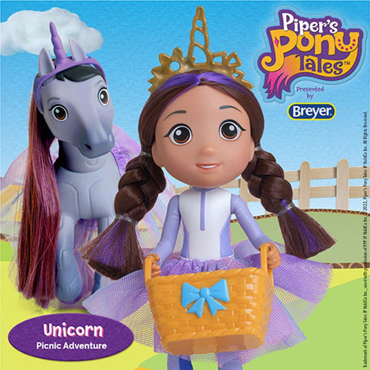 Breyer Piper Pony Tales Unicorn Picnic Adventure
