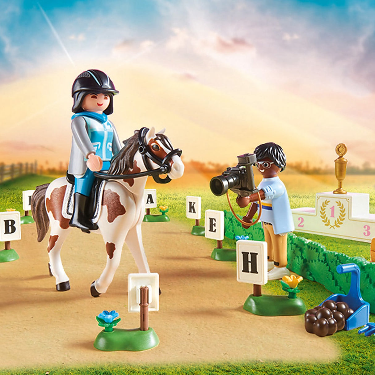 Playmobil Cours d'équitation Tournoi d'équitation – Greenhawk