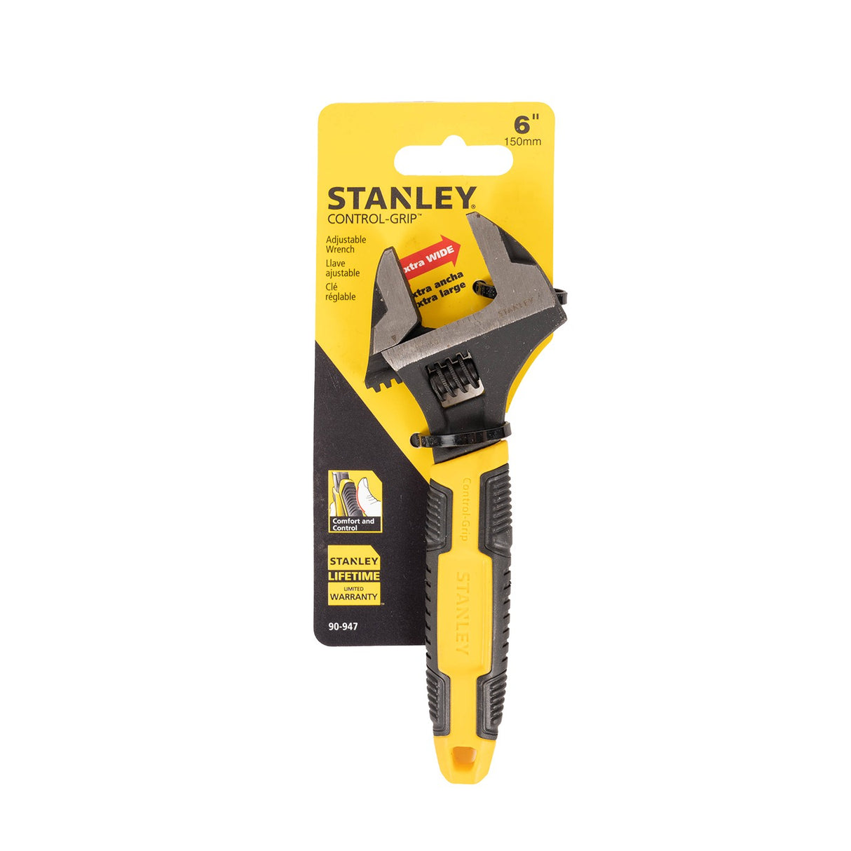 Stanley Adjustable Wrench - 6 In.