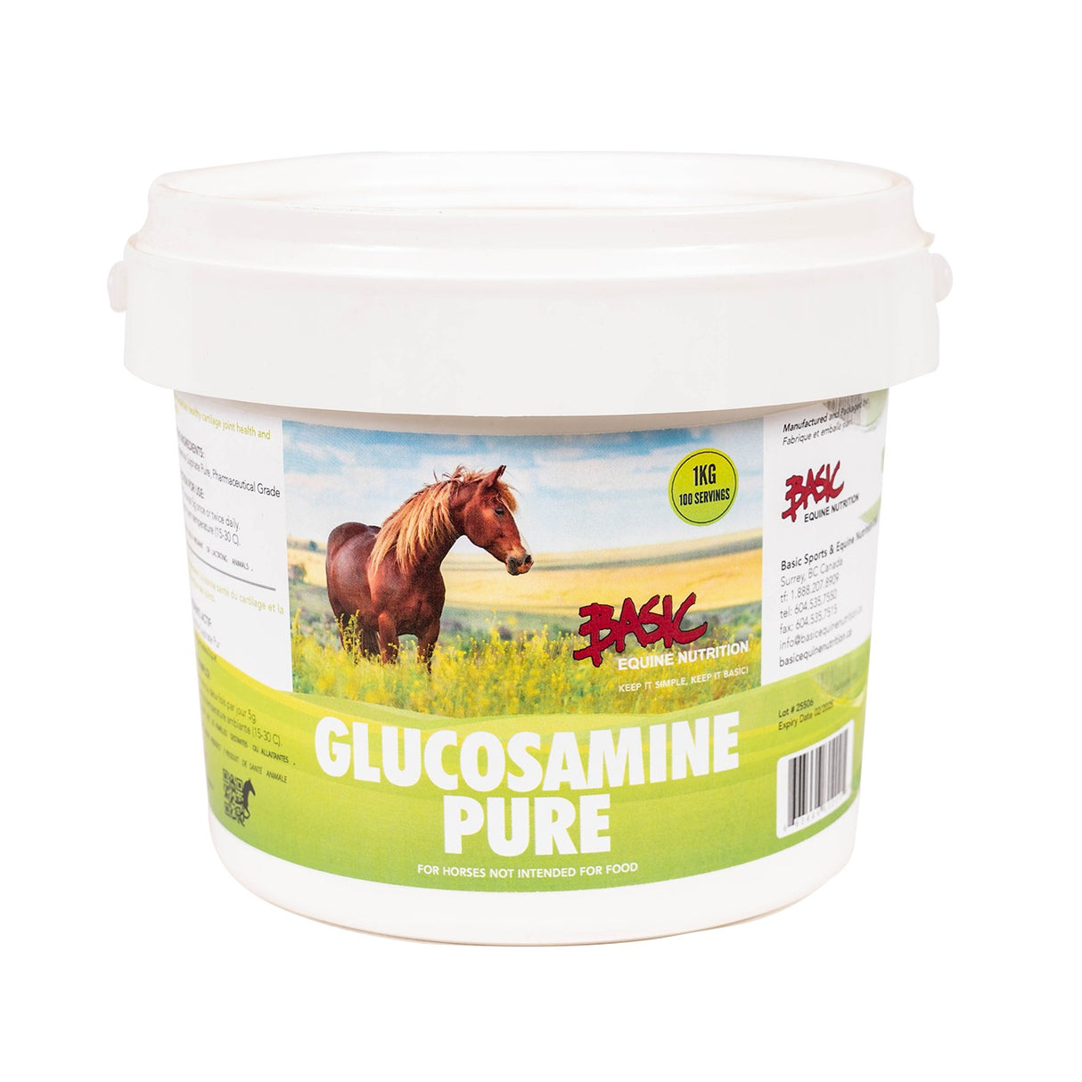 Basic Equine Nutrition Glucosamine Pure 1 Kg