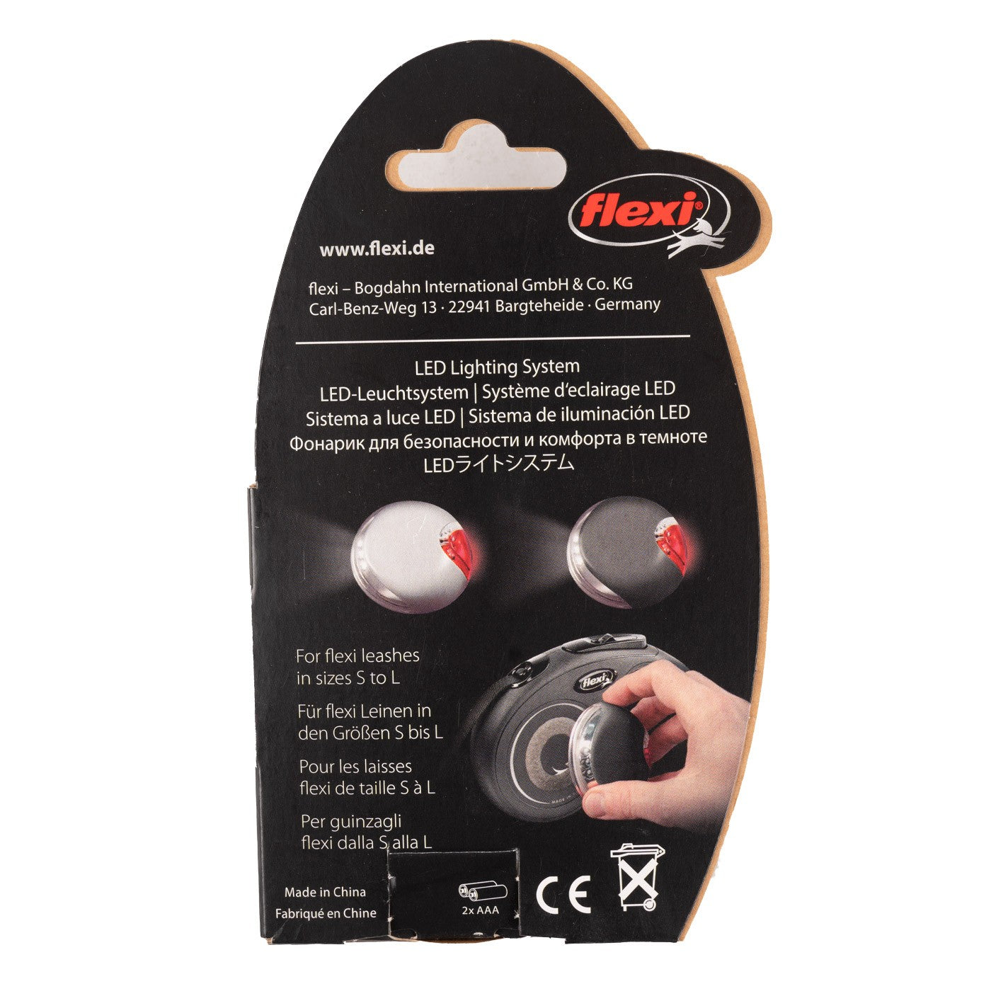 Flexi leash light best sale