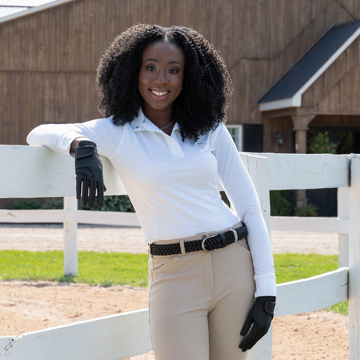 Elation Platinum Grace 2.0 Long Sleeve Show Shirt – Greenhawk ...