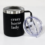 Spiced Equestrian Crazy Horse Lady Tumbler Mug