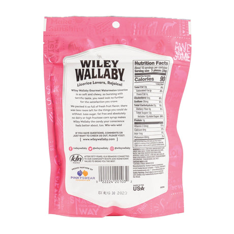 Wiley Wallaby Gourmet Pastèque Réglisse 284 g
