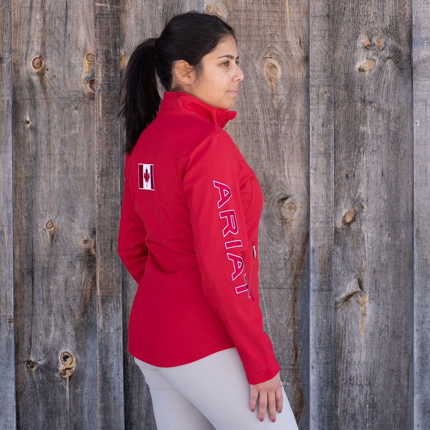 Ariat red jacket best sale