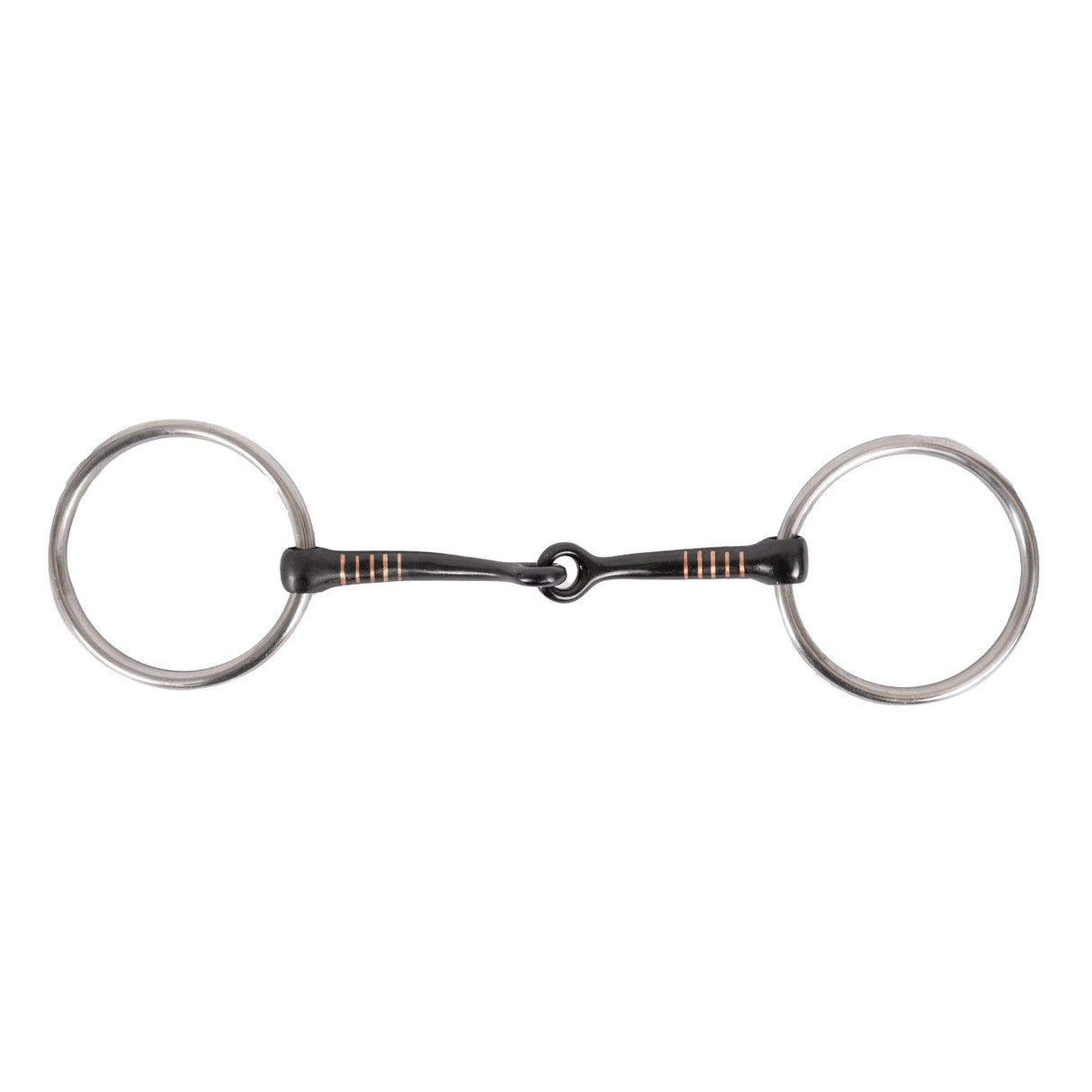 EvoEq Loose Ring Sweet Iron Snaffle Bit W/ Copper Inlay