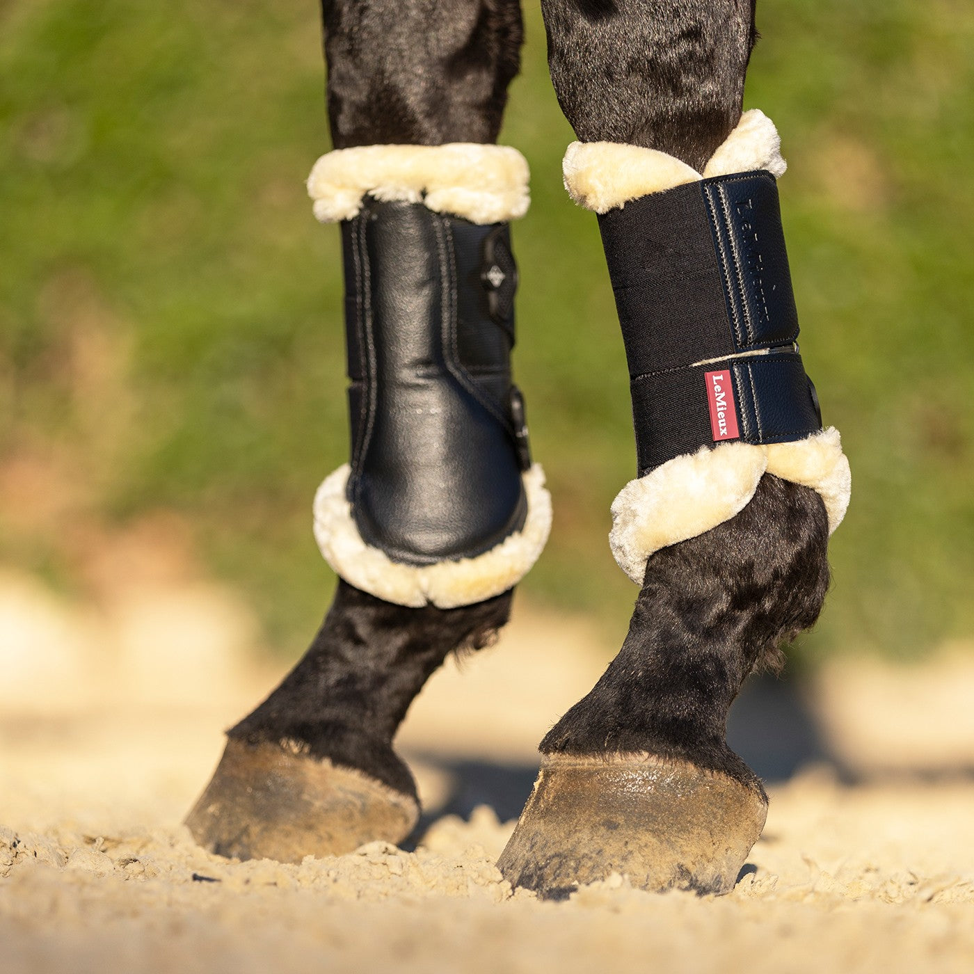 Fur lined hot sale brushing boots