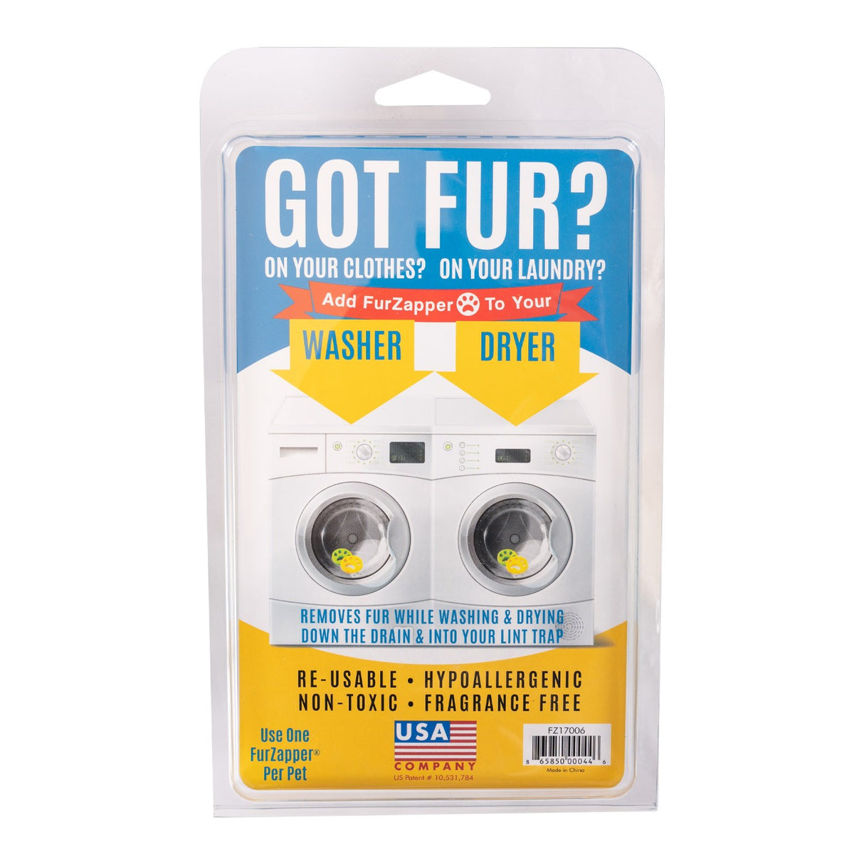 FurZapper Pet Hair Remover - 2 Pack