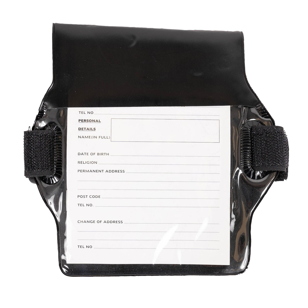 Medical Armband for Eventing with Info Sheet